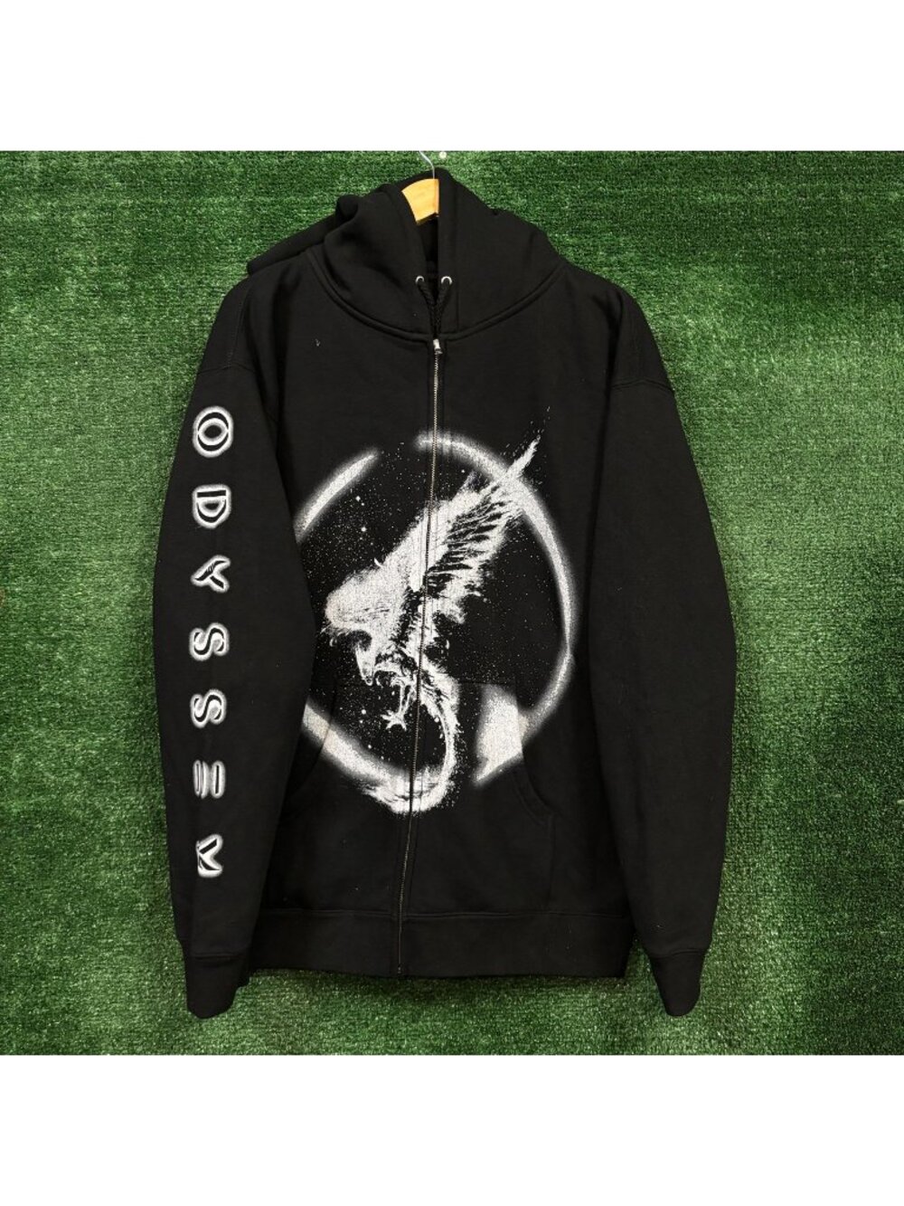 Illenium Odyssey Live at The Sphere Oversized Zip-Up Hoodie Size Large